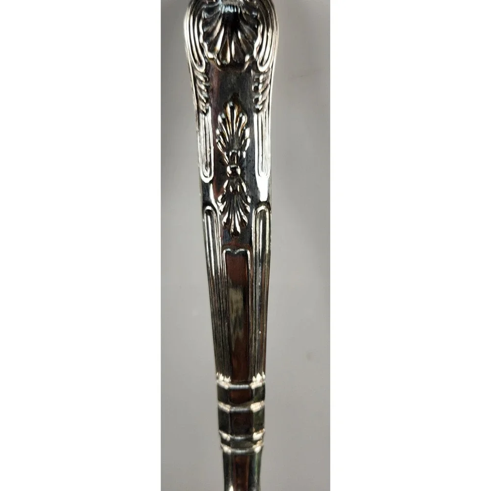 Vintage Serving Utensil Pie Cake Spatula Silverplated Floral Design